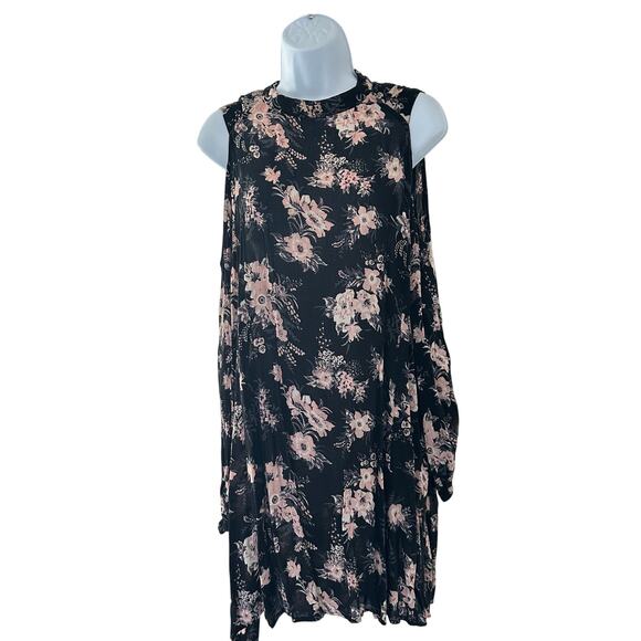 Black and pink floral dress 🖤🌸 - Picture 1 of 6